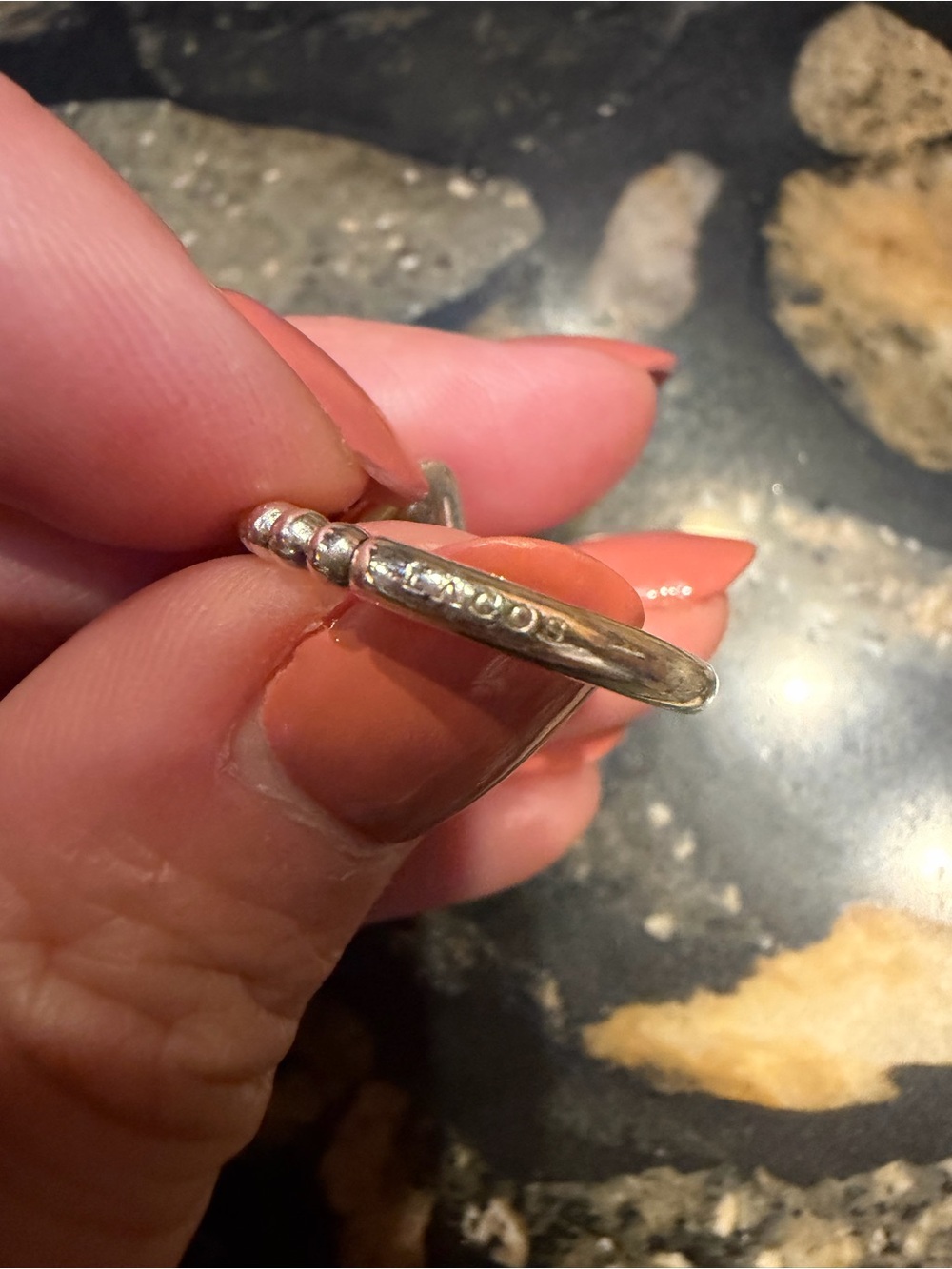 LAGOS Gold Pyramid Ring with Crystal Pavé Band - Picture 3 of 3